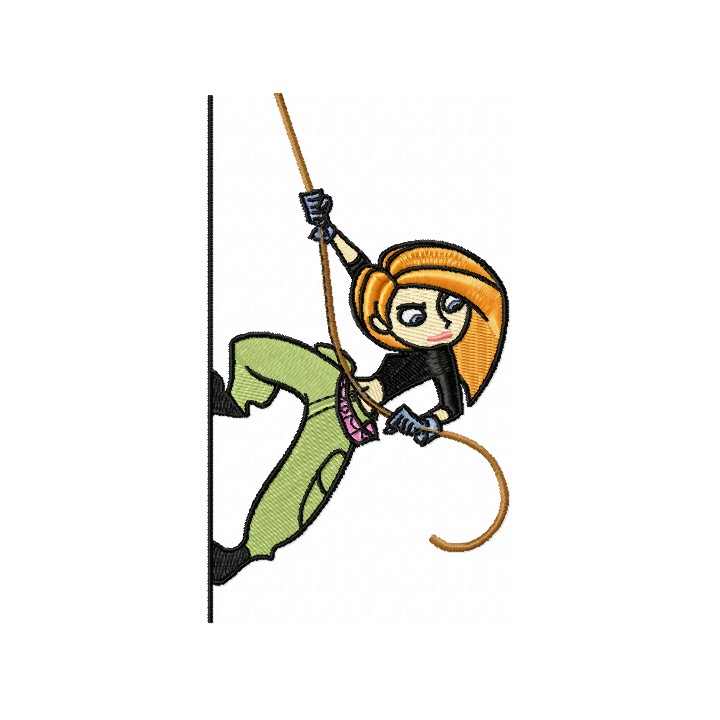 Kim Possible 2 embroidery design - Embroidery Design