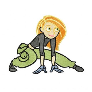 Kim Possible embroidery design - Embroidery Design