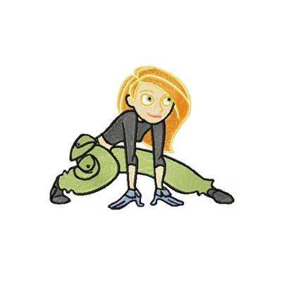 Kim Possible embroidery design - Embroidery Design