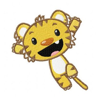 Kai Lan Tiger 1 embroidery design - Embroidery Design