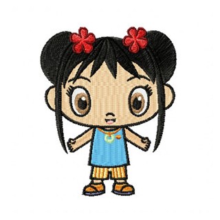 Kai Lan embroidery design - Embroidery Design