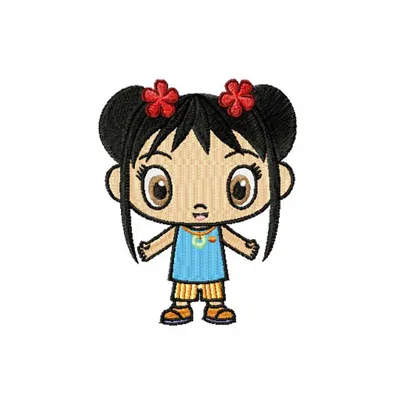 Kai Lan Character Embroidery Design - Baby Collection