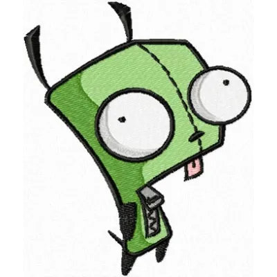 Invader embroidery design - Embroidery Design