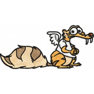 Scrat Angel embroidery design - Embroidery Design