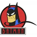 Batman vintage embroidery design preview showing classic dark knight stitching pattern