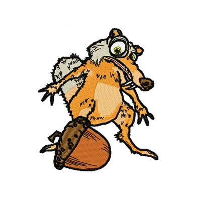 Scrat embroidery design - Embroidery Design
