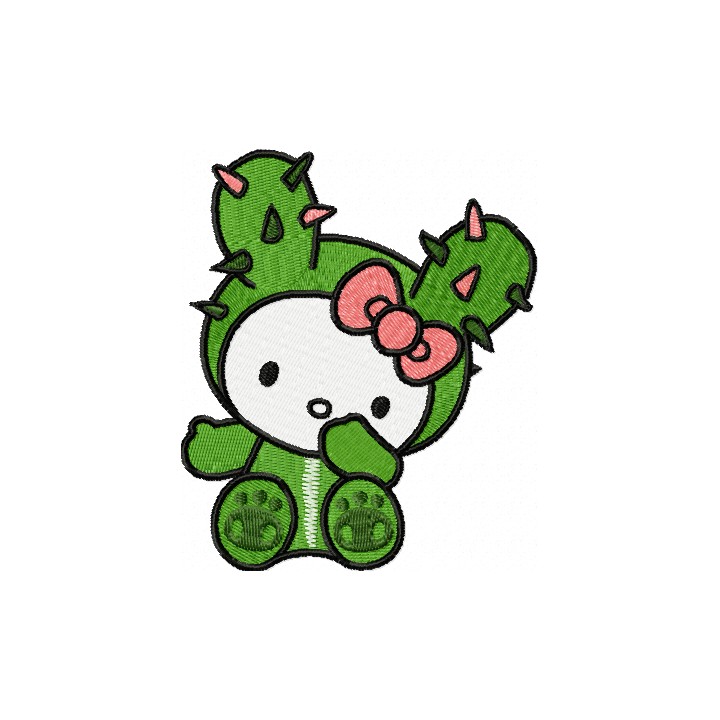 Hello Kitty Tokidoki 1 embroidery design - Embroidery Design