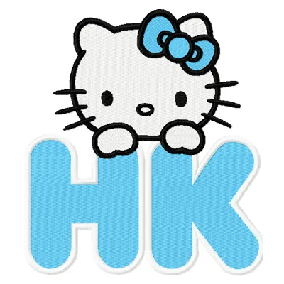 Hello Kitty Label Stitching Pattern for Crafters