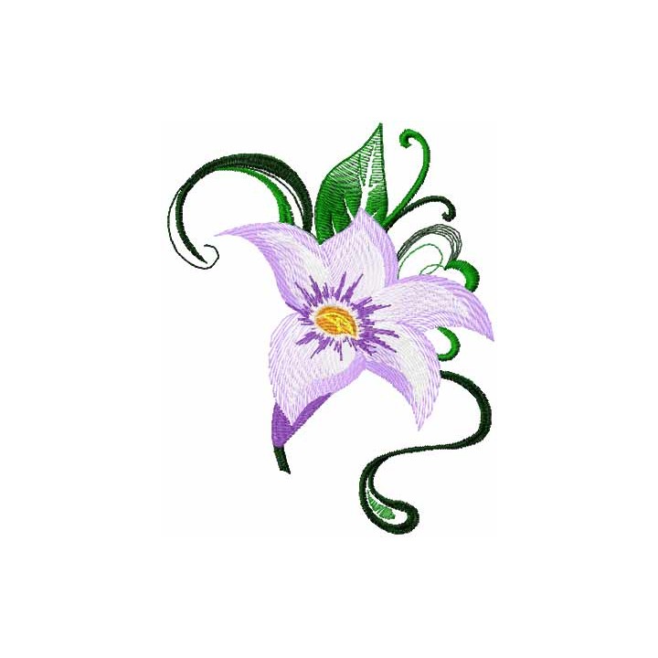Lily 11 embroidery design - Embroidery Design