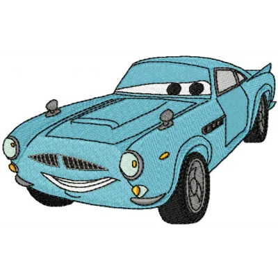 Finn McMissile Sports Car Stitching Pattern