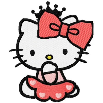 Hello Kitty Princess Stitching Pattern | Download