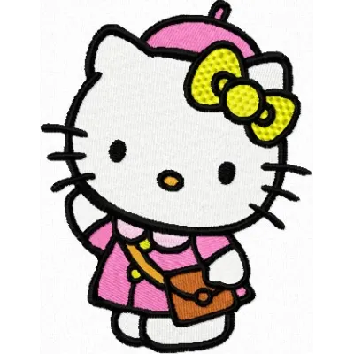 Hello Kitty Weekend Style Stitching Pattern
