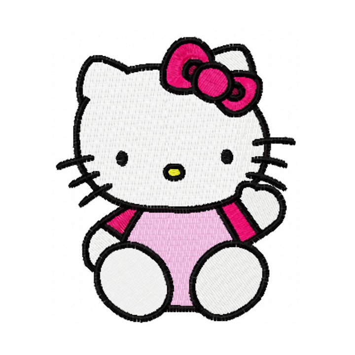 Hello Kitty Hello embroidery design - Embroidery Design