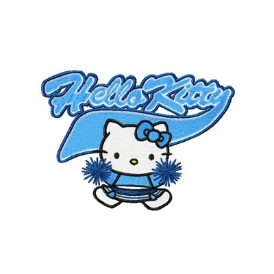 Hello Kitty Cheerleading Stitching Pattern for Crafters