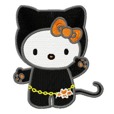 Hello Kitty Halloween Stitching Pattern | 2 Sizes