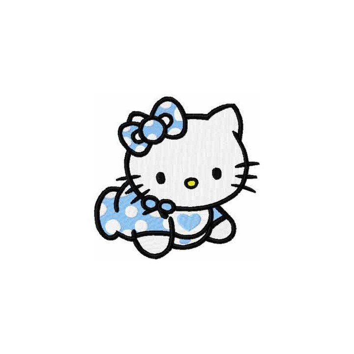 Hello Kitty Baby embroidery design - Embroidery Design