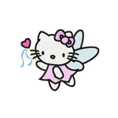 Hello Kitty Fairy Stitching Pattern | Two Sizes Included