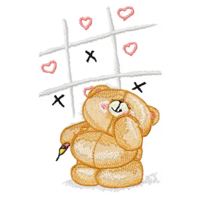 Forever Friends i like this game embroidery design - Embroidery Design