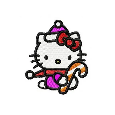 Hello Kitty Christmas Stitching Pattern | Festive Design
