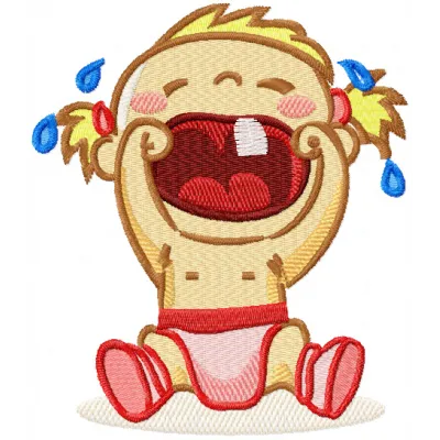 Sweet Baby Embroidery Design - Instant Download