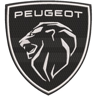 Peugeot shield logo embroidery design - Embroidery Design