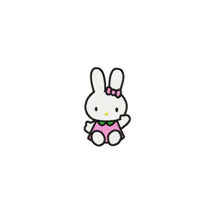 Hello Kitty Bunny embroidery design - Embroidery Design