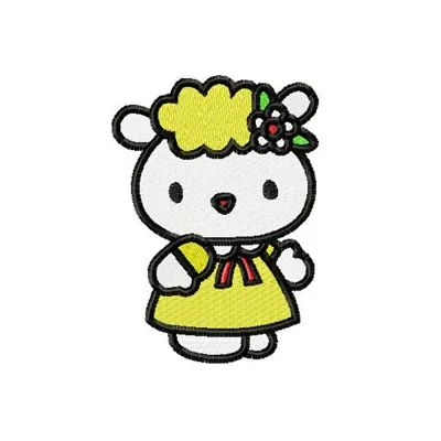 Hello Kitty Lamb Stitching Pattern | Two Sizes Included