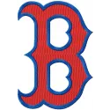 Boston Red Sox Secondary Logo Stitching Pattern