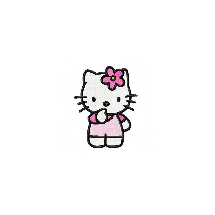 Hello Kitty I think embroidery design - Embroidery Design
