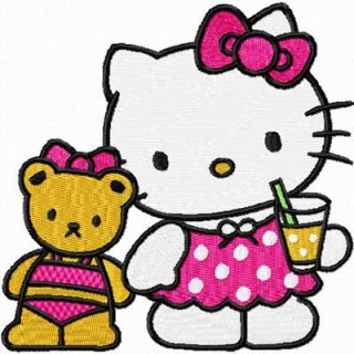 Hello Kitty - We are Friends embroidery design - Embroidery Design