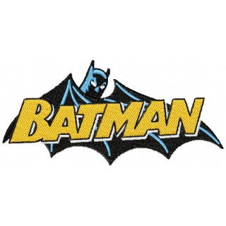 Batman badge embroidery design - Embroidery Design
