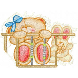 Forever Friends - We Want to Walk embroidery design - Embroidery Design