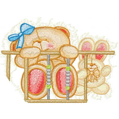 Forever Friends - We Want to Walk embroidery design - Embroidery Design