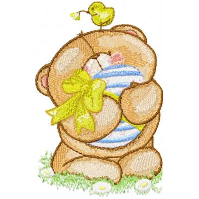 Forever Friends - With My Baby embroidery design - Embroidery Design