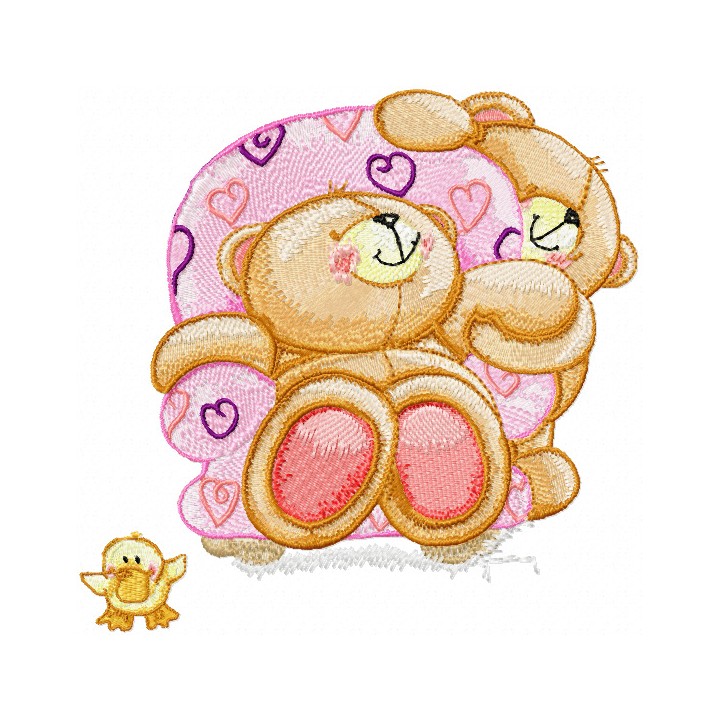 Forever Friends We Relax  embroidery design - Embroidery Design