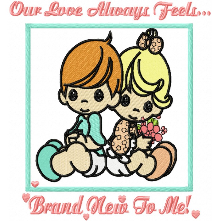 Our Love Always Feels embroidery design - Embroidery Design