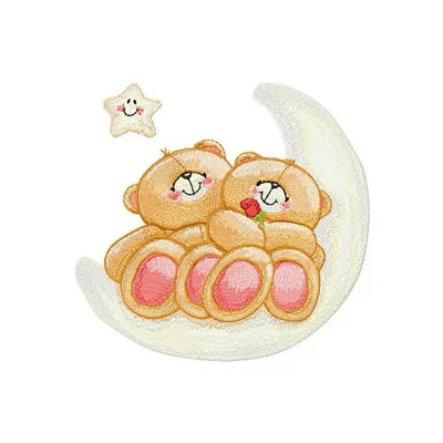 Forever Friends Dream Together embroidery design - Embroidery Design