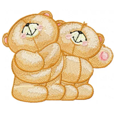 Forever Friends 1 embroidery design - Embroidery Design