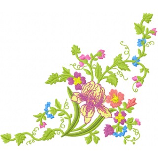 Flowers Garden embroidery design - Embroidery Design