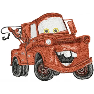 Mater Car Embroidery Design for Stylish Stitching