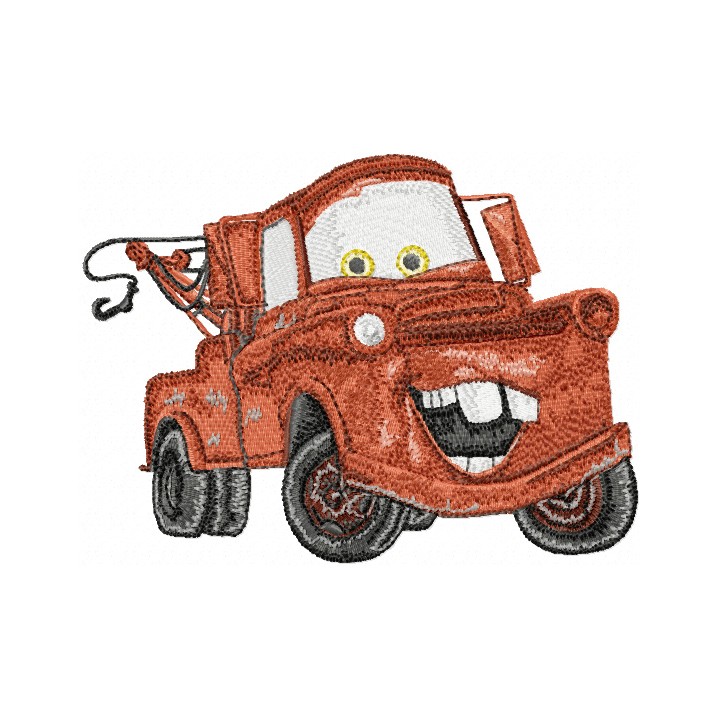 Mater Car embroidery design - Embroidery Design
