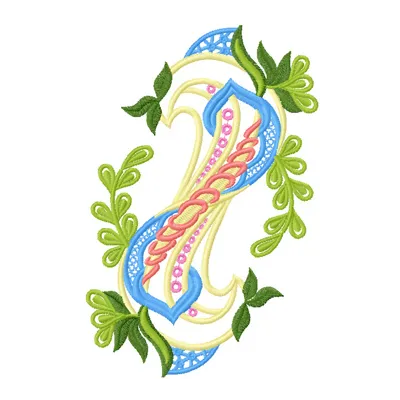 Big Decoration Element  embroidery design - Embroidery Design