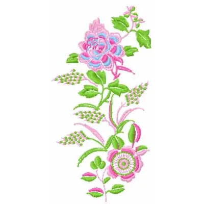 Spring Rose  embroidery design - Embroidery Design