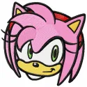 Ami Rose embroidery design preview showing detailed stitching pattern from Sonic the hedgehog collection