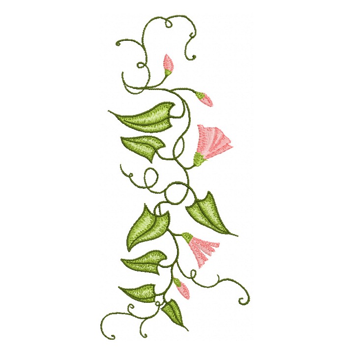 Bindweed  embroidery design - Embroidery Design