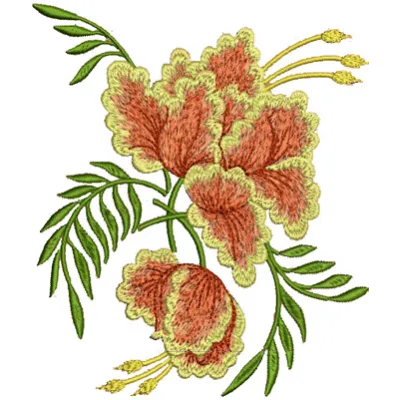 Orchids  embroidery design - Embroidery Design