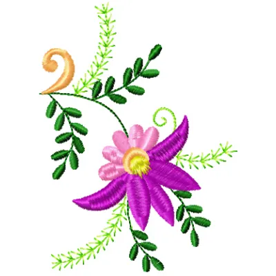 Flowers Small Element 3 embroidery design - Embroidery Design