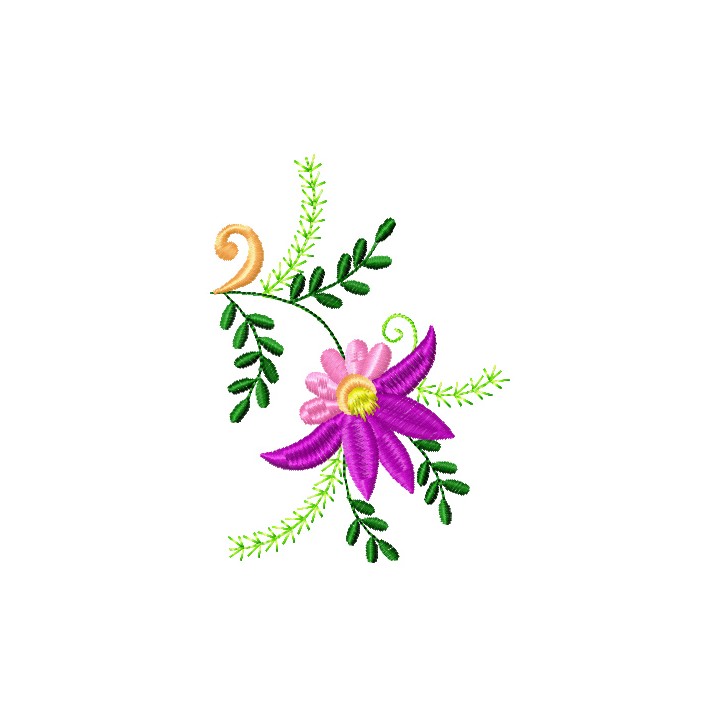 Flowers Small Element 3 embroidery design - Embroidery Design