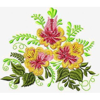 Bouquet  embroidery design - Embroidery Design