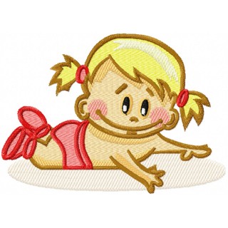 Baby relax embroidery design - Embroidery Design